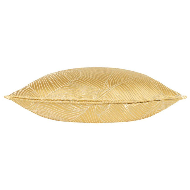Gold - Back - Seymour Jacquard Embroidered Cushion Cover