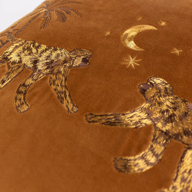 Rust - Lifestyle - Wylder Dusk Monkey Cushion Cover