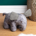 Grey - Pack Shot - Paoletti Ernest Elephant Doorstop