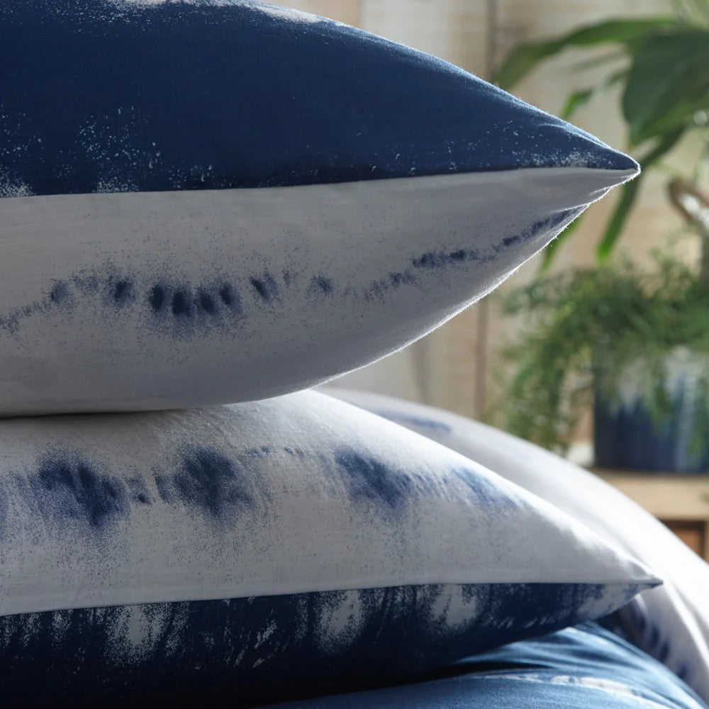 Indigo - Side - Furn Arabi Tie Dye Duvet Cover Set