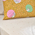 Ochre - Back - Peter Rabbit Polka Dot Fitted Bed Sheet