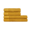 Ochre - Front - Furn Textured Cotton Towel Bale Set (Pack of 6)