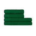 Dark Green - Front - Furn Textured Cotton Towel Bale Set (Pack of 6)