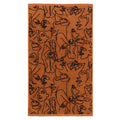 Pecan - Back - Furn Everybody Abstract Cotton Towel Bale Set (Pack of 4)