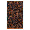 Pecan - Side - Furn Everybody Abstract Cotton Towel Bale Set (Pack of 4)