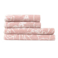 Blush - Front - Furn Everybody Abstract Cotton Towel Bale Set (Pack of 4)