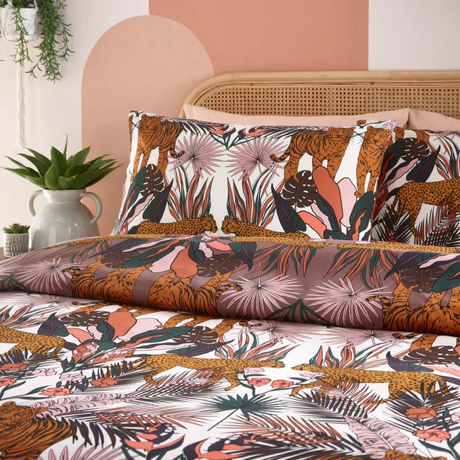 Cocoaberry - Side - Furn Kaihalulu Reversible Jungle Duvet Cover Set