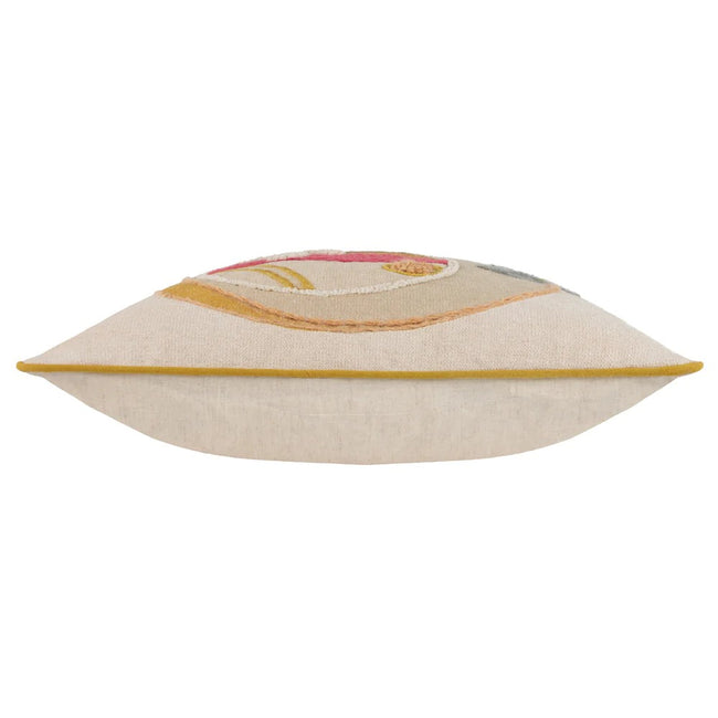 Multicoloured - Side - Furn Margo Embroidered Cushion Cover
