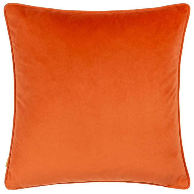 Cobalt Blue - Back - Furn Amanita Piping Detail Velvet Mushrooms Cushion Cover