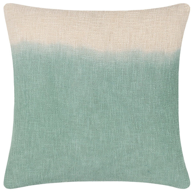 Eucalyptus - Front - Furn Mizu Dip Dye Square Cushion Cover
