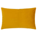 Gold - Back - Paoletti Lexington Jacquard Velvet Cushion Cover