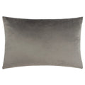 Grey-Black - Back - Paoletti Lexington Jacquard Velvet Cushion Cover