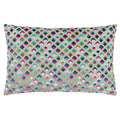 Multicoloured - Front - Paoletti Lexington Jacquard Velvet Cushion Cover