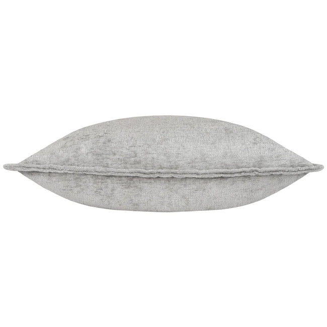 Grey - Back - Evans Lichfield Buxton Reversible Square Cushion Cover