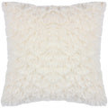 Dreamy Cream - Front - Heya Home Faux Fur Fluff Ball Cushion Cover