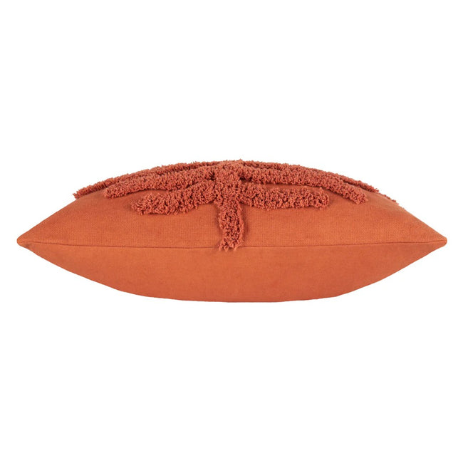 Rust - Side - Furn Dakota Tufted Cushion Cover
