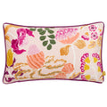 Pink - Front - Furn Protea Piping Detail Floral Cushion Cover