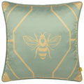 Eau De Nil - Front - Furn Bee Deco Geometric Cushion Cover