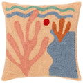 Just Peachy - Front - Heya Home Knitted Coral Cushion Cover
