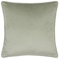 Teal - Back - Wylder House Of Bloom Celandine Piped Cushion Cover