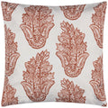 Terracotta - Back - Paoletti Kalindi Paisley Outdoor Cushion Cover