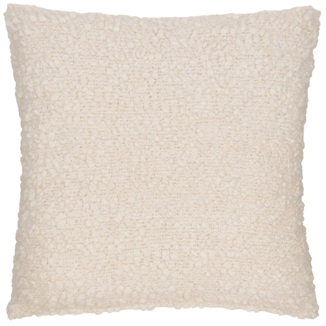 Ecru - Front - Yard Ulsmere Bouclé Cushion Cover