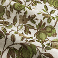 Green - Lifestyle - Wylder Jacquard Pomegranate Floral Pencil Pleat Curtains