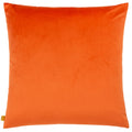 Orange - Back - Evans Lichfield Checked Outdoor Cushion Cover