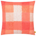 Pink - Front - Evans Lichfield Checked Outdoor Cushion Cover