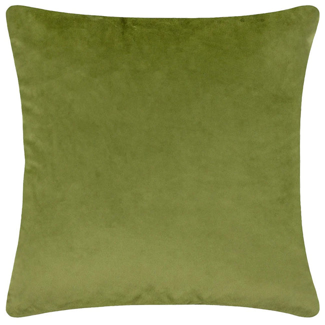 Pink-Green - Back - Furn Cleo Embroidered Woven Linear Cushion Cover