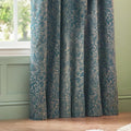 Wedgewood - Side - Wylder Nature Grantley Jacquard Pencil Pleat Curtains