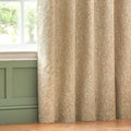 Natural - Side - Wylder Nature Grantley Jacquard Pencil Pleat Curtains
