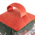 Multicoloured - Lifestyle - Furn Velvet Christmas Doorstop