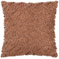Baked Clay - Front - Yard Calvay Chunky Textured Cushion Cover