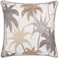 Natural - Front - Wylder Galapagos Jacquard Piped Cushion Cover