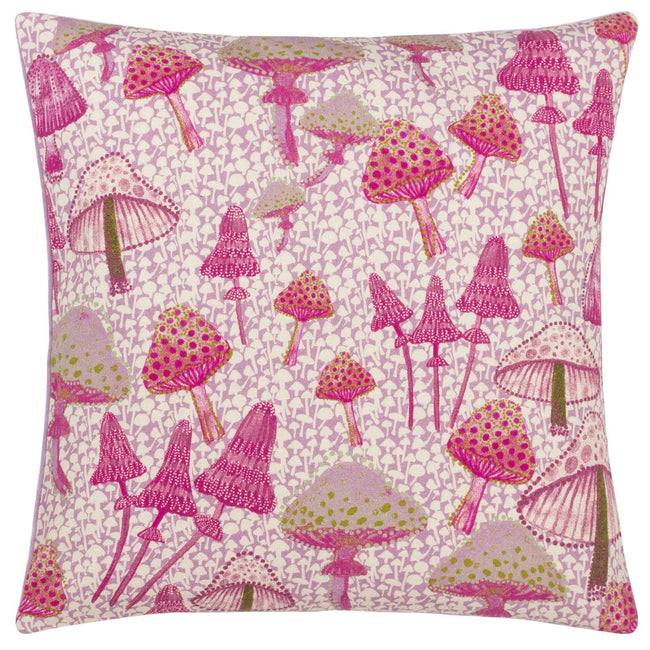 Lilac - Front - Furn Abstract Mushrooms Cushion Cover