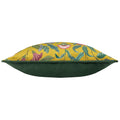 Multicoloured - Side - Wylder Wild Garden Columnaris Velvet Piped Cushion Cover