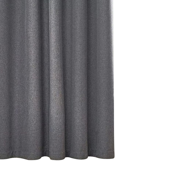 Charcoal - Lifestyle - Furn Dawn Eyelet Curtains