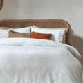White - Side - Yard Lark Muslin Cotton Duvet Cover Set