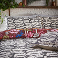Redwood - Side - Furn Amanita Abstract Mushrooms Duvet Cover Set