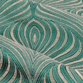 Emerald - Side - Paoletti Gatsby Jacquard Eyelet Curtains