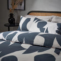 Dusk - Side - Hoem Meta Cotton Abstract Duvet Cover Set
