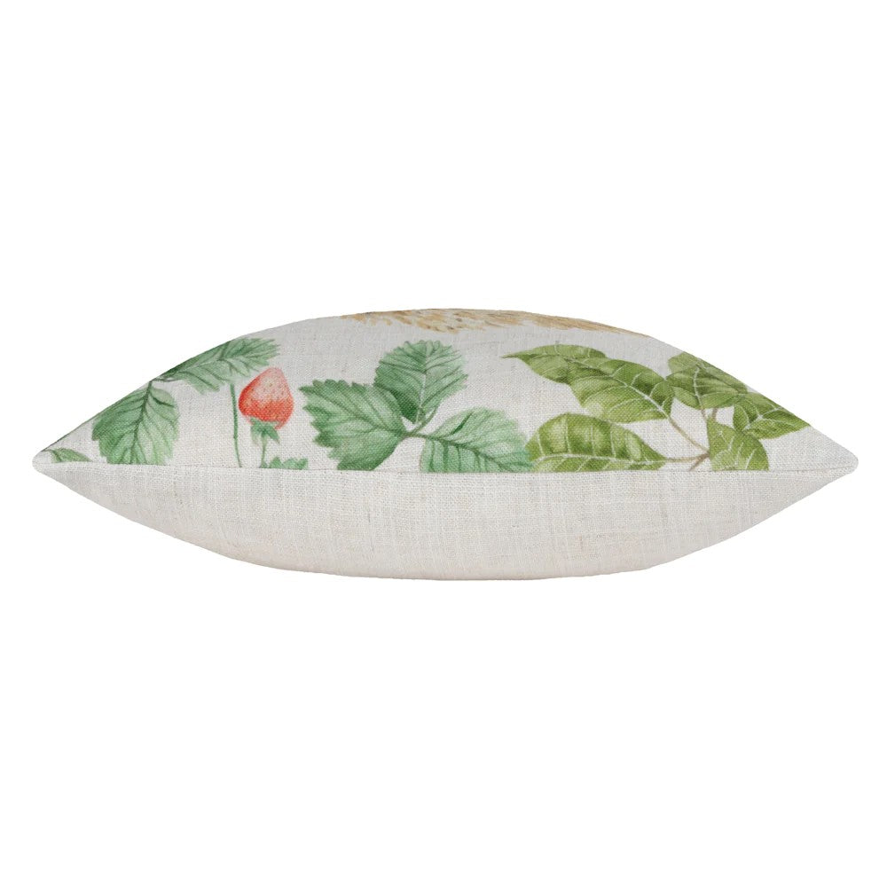 Natural - Side - Evans Lichfield Grove Hedgehog Cushion Cover