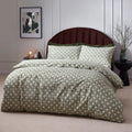 Olive - Front - Hoem Alexa Abstract Duvet Cover Set