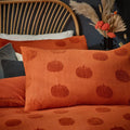 Spice - Back - Furn Tufted Cotton Pumpkin Duvet Cover Set