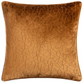 Bronze - Front - Hoem Malans Piped Velvet Cut Cushion Cover
