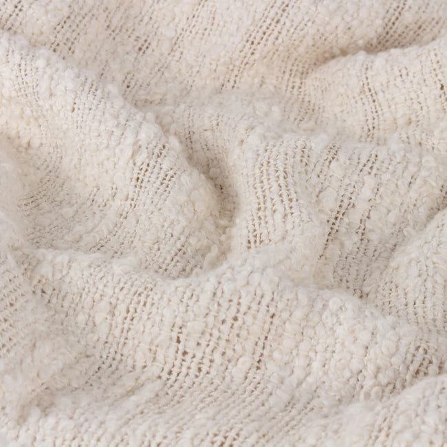 Ecru - Side - Yard Heath Tassel Throw