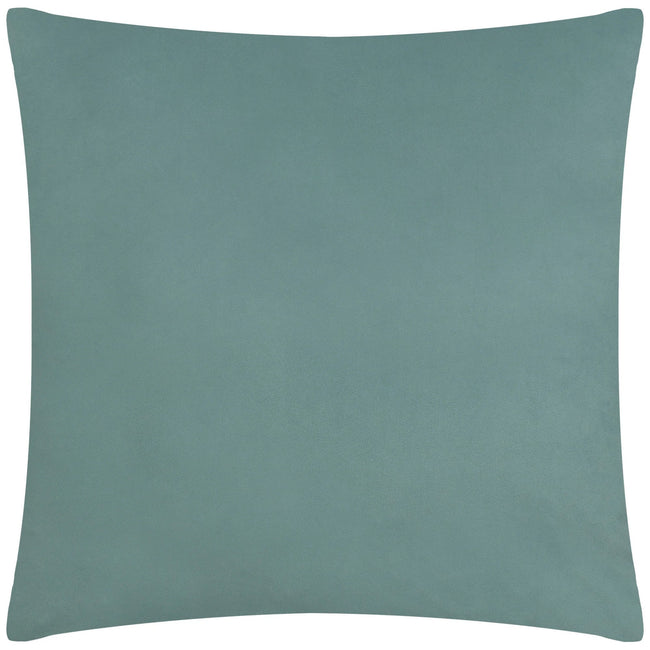 Pink-Avocado Green - Back - Paoletti Bardot Cut Velvet Cushion Cover