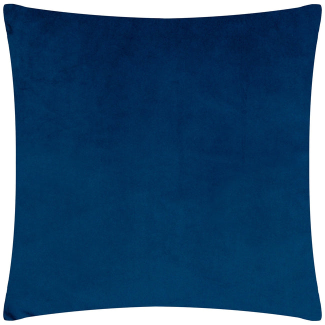 Magenta-Blue - Back - Paoletti Bardot Cut Velvet Cushion Cover