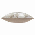 Natural - Side - Paoletti Bardot Cut Velvet Cushion Cover